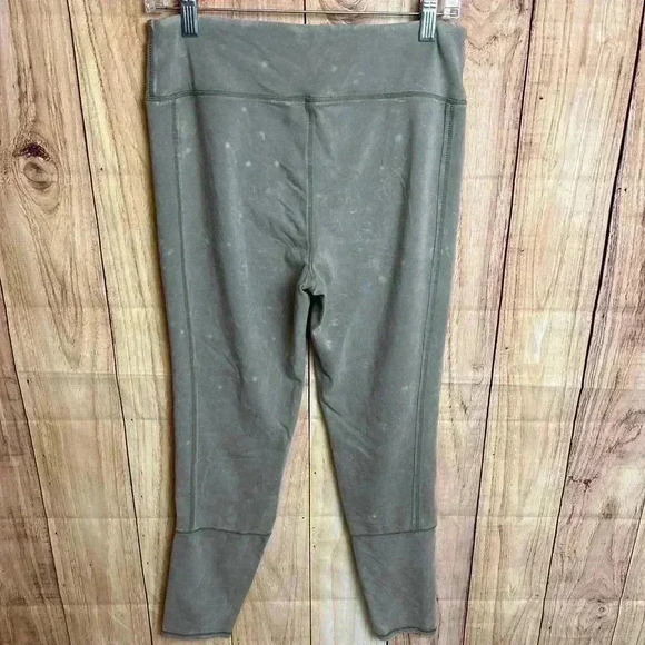 *Easel Mineral Wash Green/Gray Leggings Size M - Picture 4 of 4
